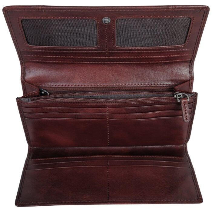 Mancini Pelle D’oro RFID Secure Trifold Wallet 17