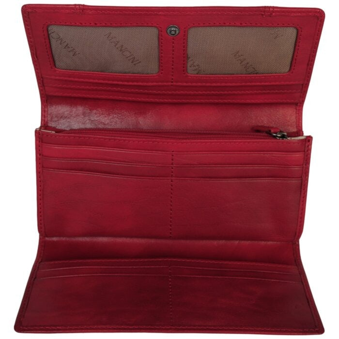 Mancini Pelle D’oro RFID Secure Trifold Wallet 7
