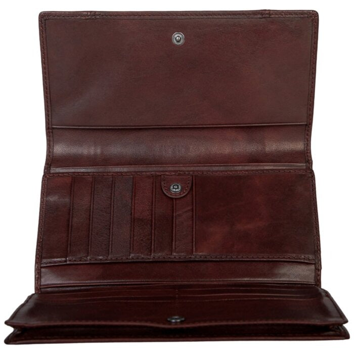 Mancini Pelle D’oro RFID Secure Quad Fold Wallet 13