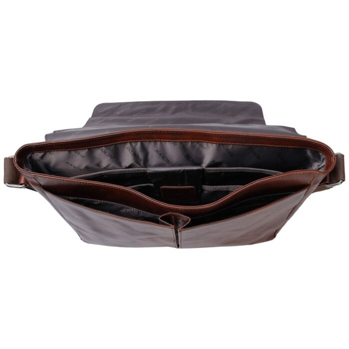 Mancini Pelle D’oro 15” Laptop / Tablet Messenger Bag 14