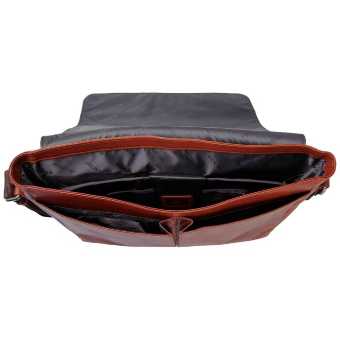 Mancini Pelle D’oro 15” Laptop / Tablet Messenger Bag 6