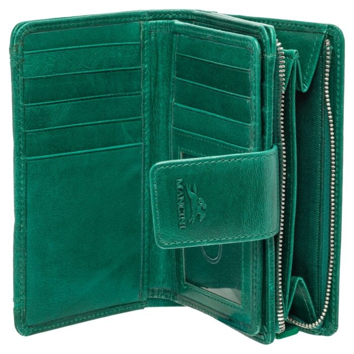 Mancini South Beach RFID Secure Medium Clutch Wallet 35