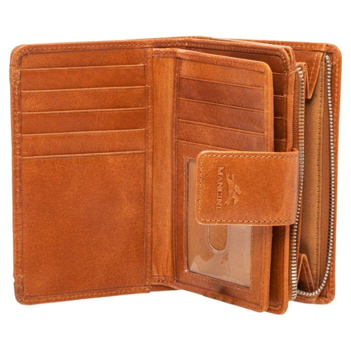 Mancini South Beach RFID Secure Medium Clutch Wallet 8