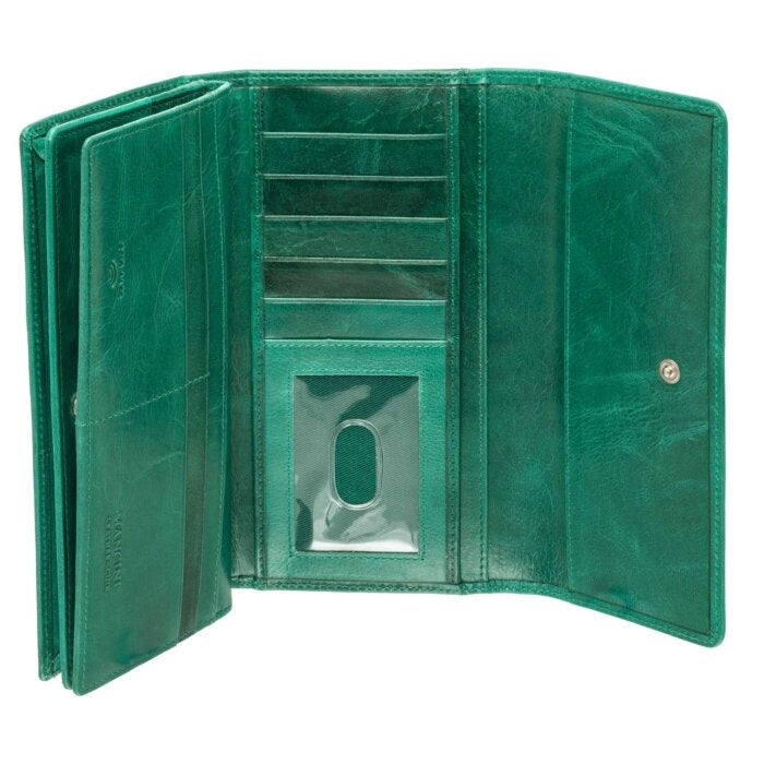 Mancini South Beach RFID Secure Quadruple Fold Wallet 30