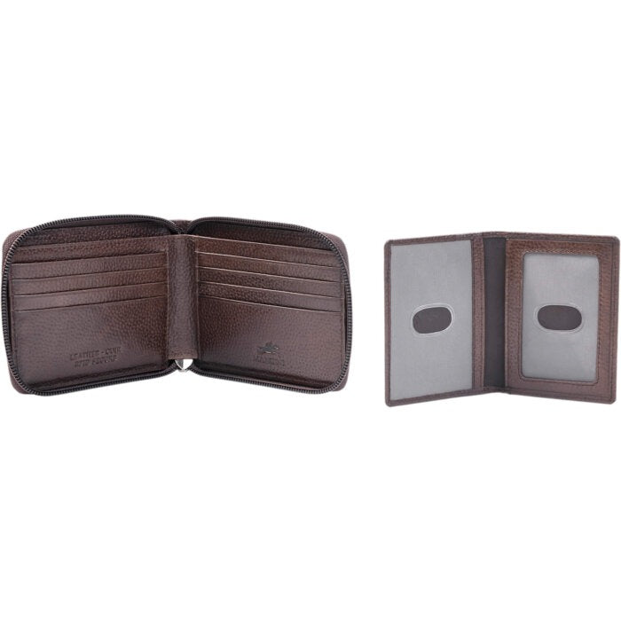 MANCINI Fifth Avenue RFID Zippered Billfold with Removable Passcase 6