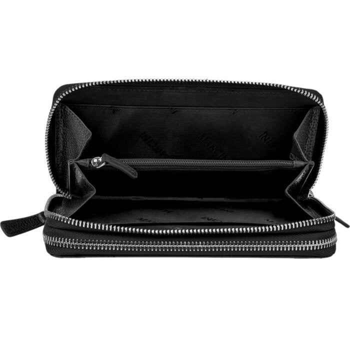 Mancini Fifth Avenue RFID Secure Double Zipper Wallet 26
