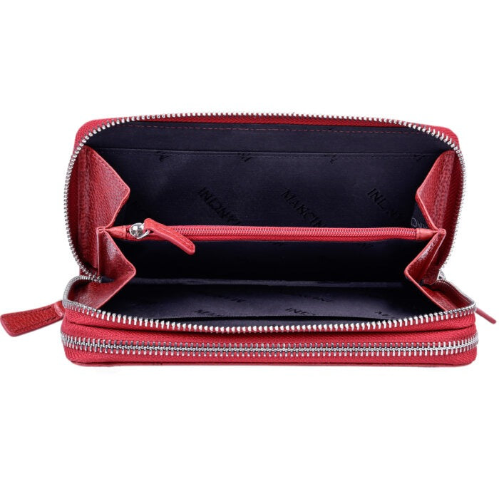 Mancini Fifth Avenue RFID Secure Double Zipper Wallet 10