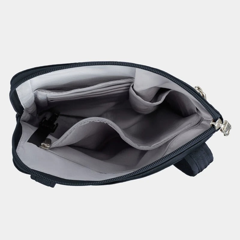 Travelon Anti-Theft Classic Slim Double Zip Crossbody 60
