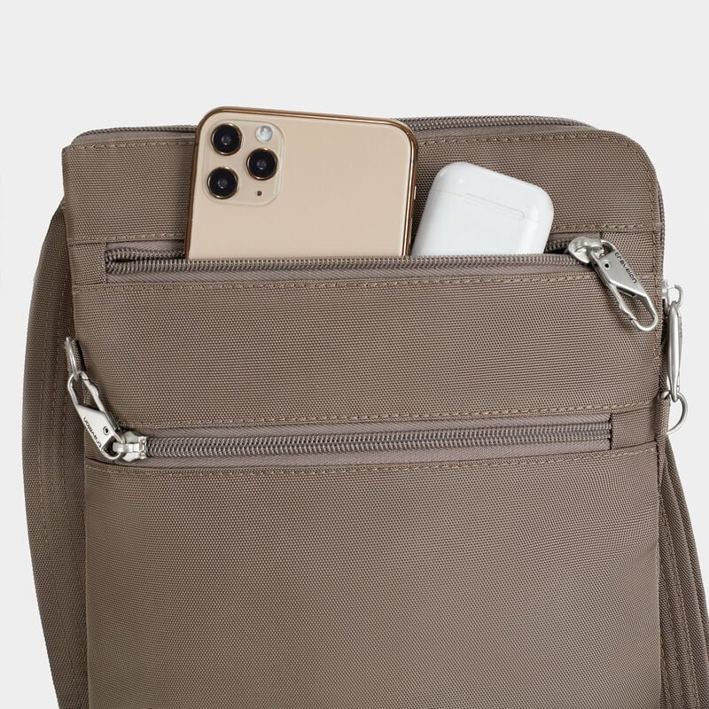 Travelon Anti-Theft Classic Slim Double Zip Crossbody 39