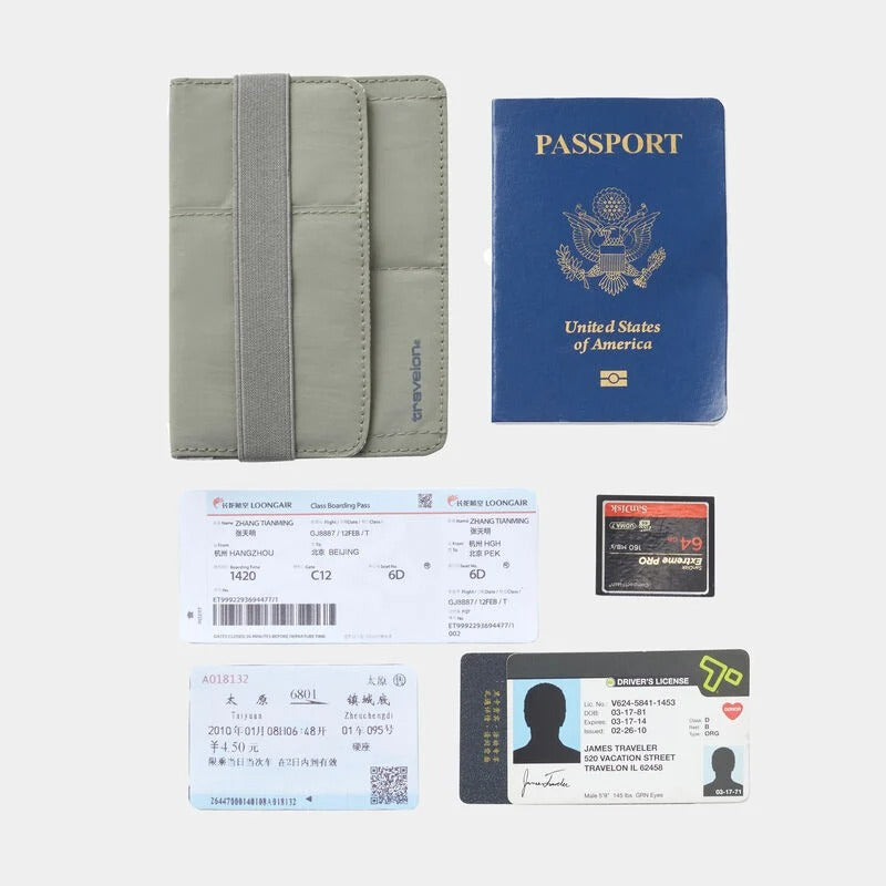 Travelon RFID Blocking Flap Closure Passport Case 24