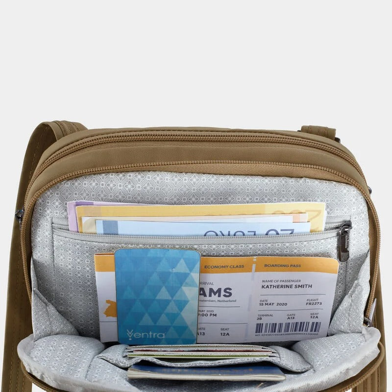 Travelon Runways Anti-Theft Double Compartment Crossbody 59