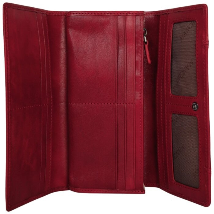 Mancini Pelle D’oro RFID Secure Trifold Wallet 8