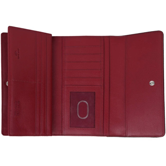 Mancini Sonoma Women’s Quad Fold Wallet 12