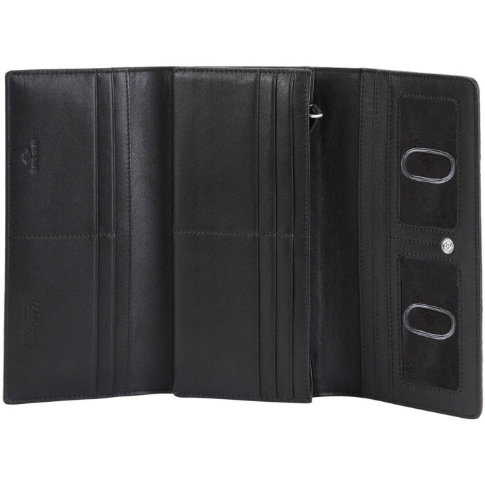 Mancini Croco2 Women’s Trifold Wallet 11