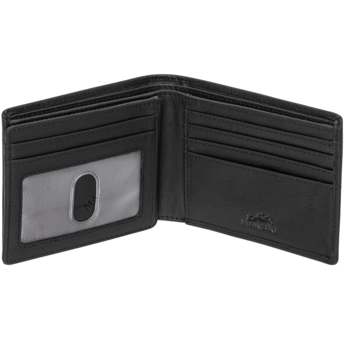 MANCINI Buffalo RFID Secure Center Wing Billfold 5