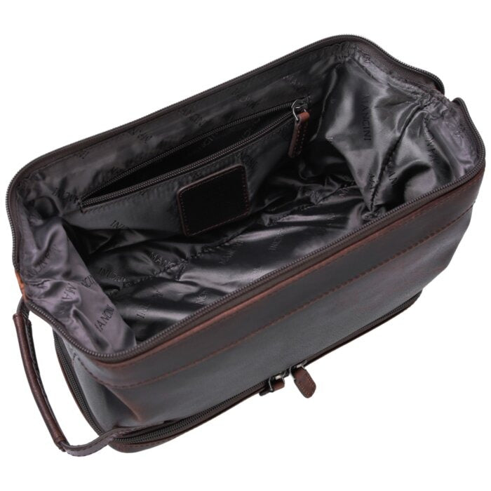 MANCINI Buffalo Classic Toiletry Kit with Zippered Organizer 5