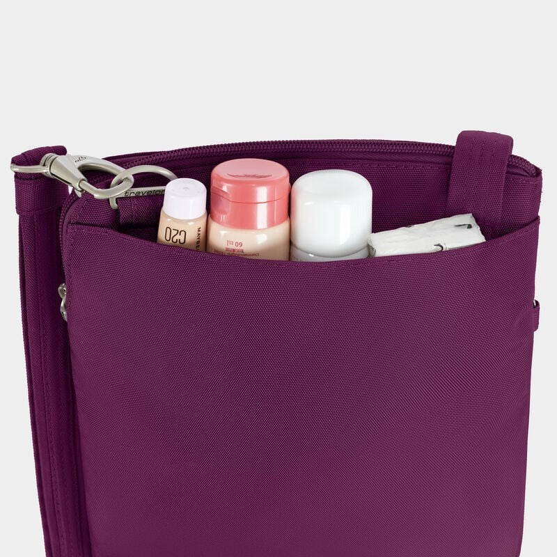 Travelon Anti-Theft Classic Slim Double Zip Crossbody 8