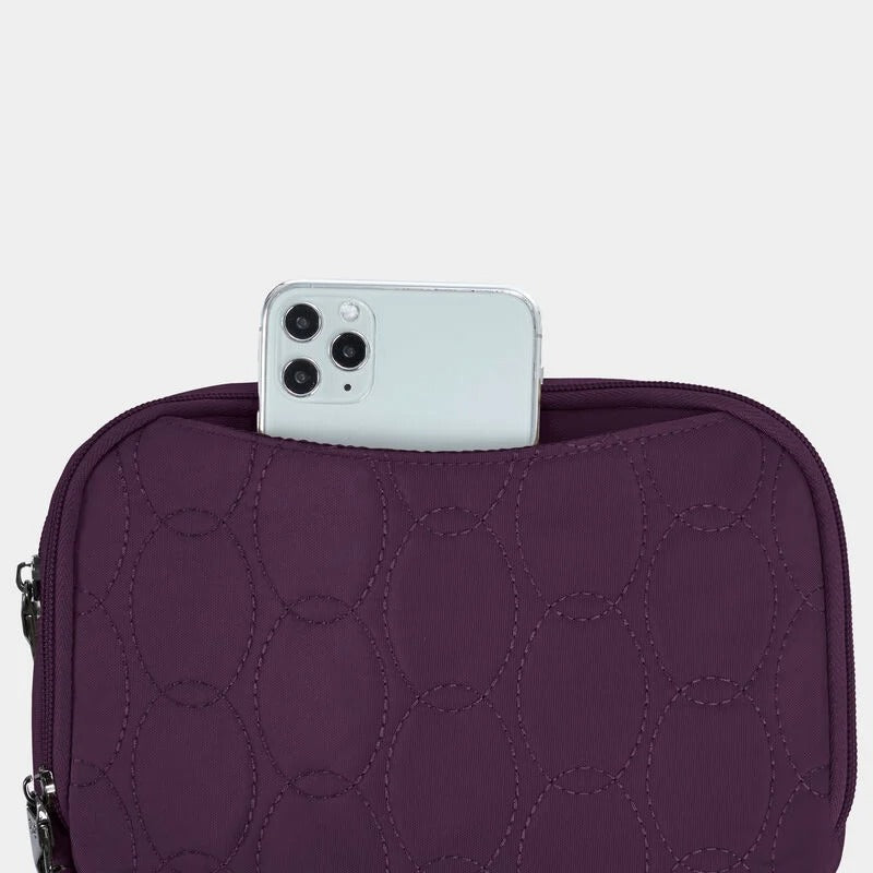 Travelon Runways Anti-Theft Double Compartment Crossbody 48