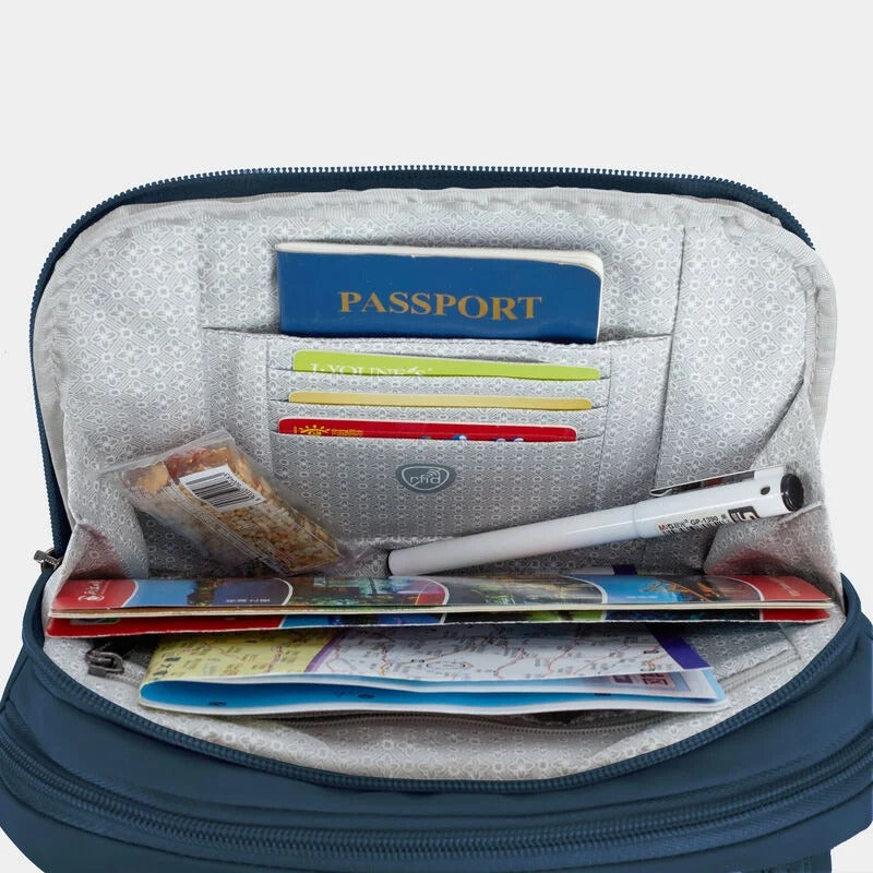 Travelon Runways Anti-Theft Double Compartment Crossbody 23