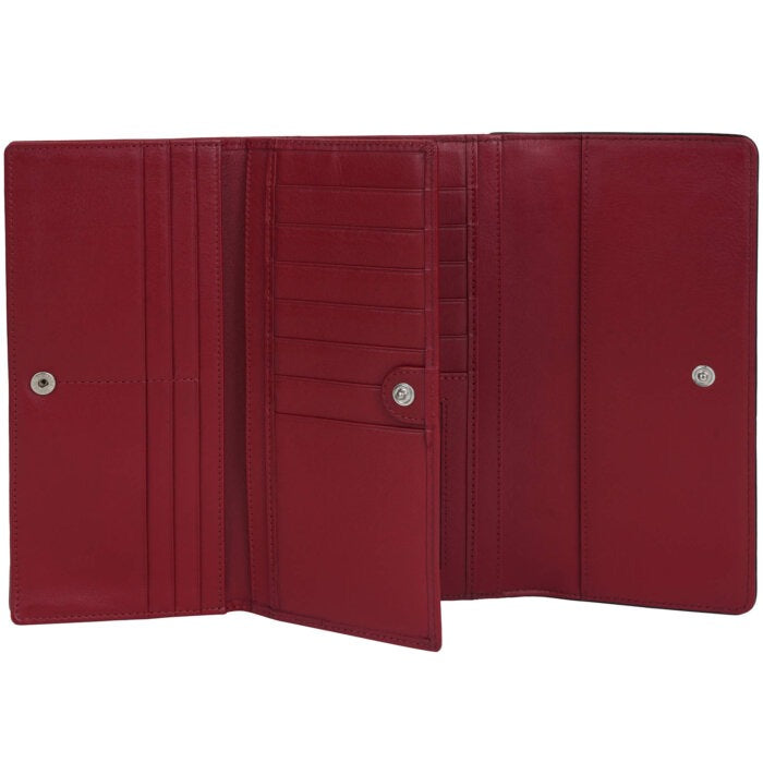 Mancini Sonoma Women’s Quad Fold Wallet 13