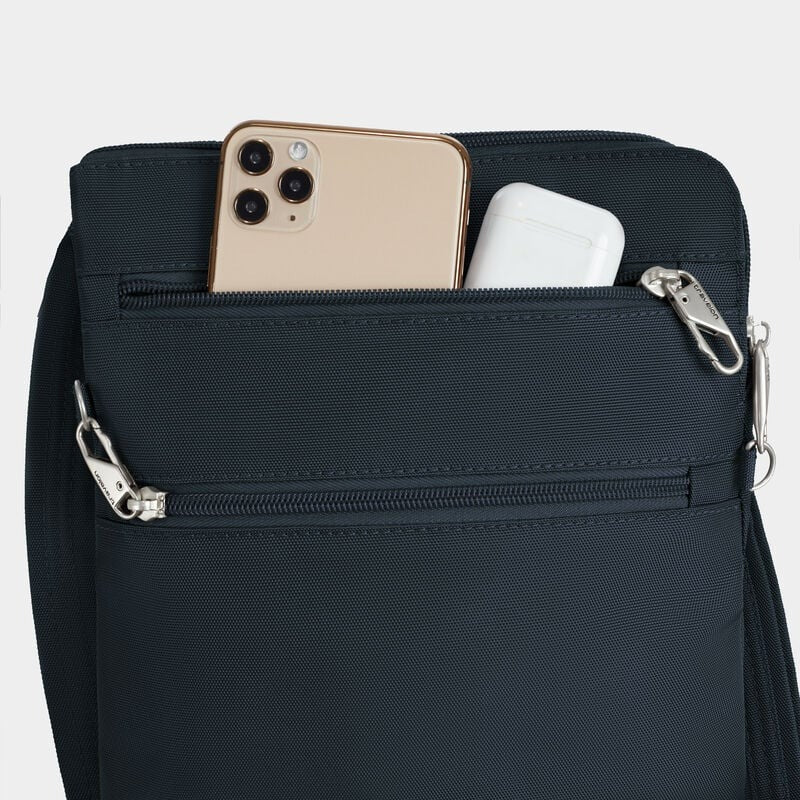 Travelon Anti-Theft Classic Slim Double Zip Crossbody 62
