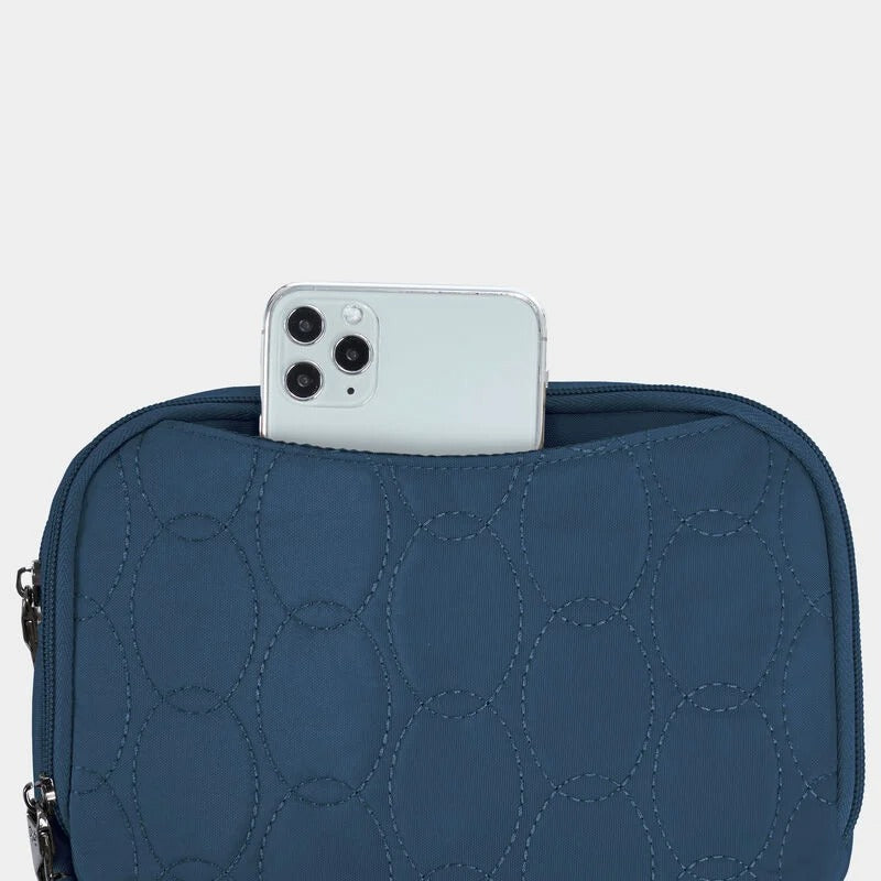 Travelon Runways Anti-Theft Double Compartment Crossbody 24