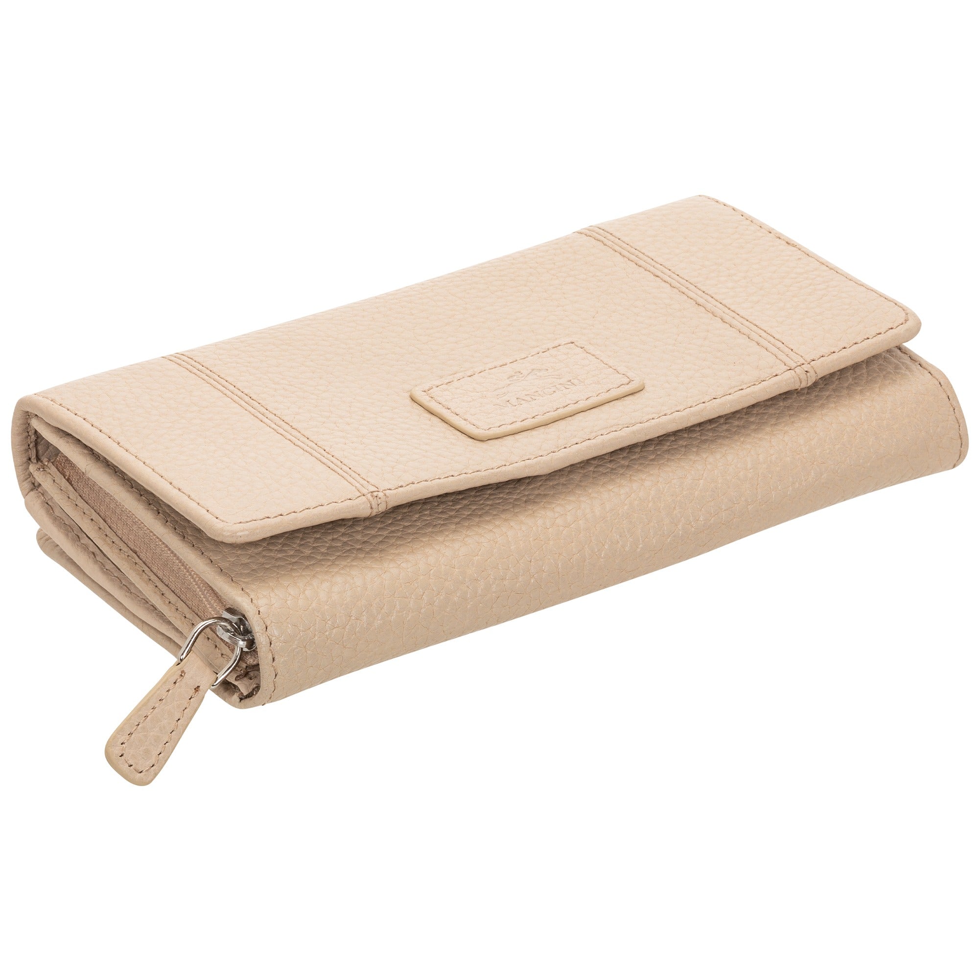 Mancini Pebbled Ladies’ RFID Medium Clutch Wallet 3