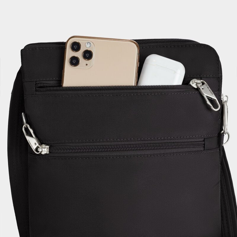 Travelon Anti-Theft Classic Slim Double Zip Crossbody 84