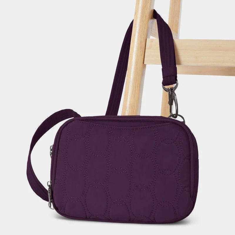 Travelon Runways Anti-Theft Double Compartment Crossbody 36