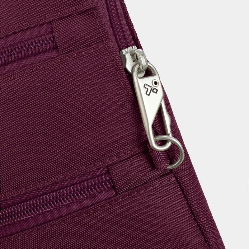 Travelon Anti-Theft Classic Slim Double Zip Crossbody 12
