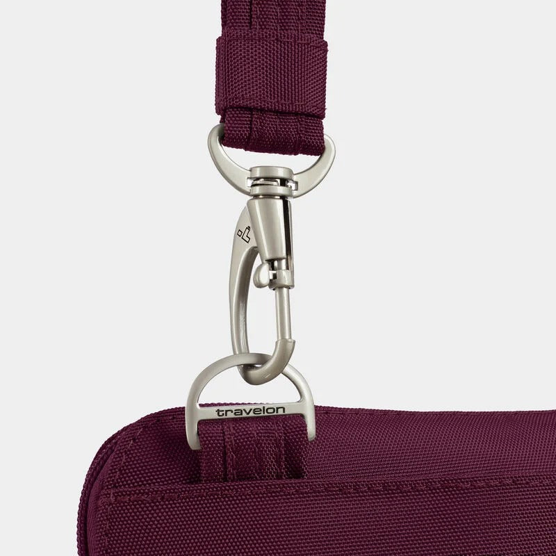 Travelon Anti-Theft Classic Slim Double Zip Crossbody 92