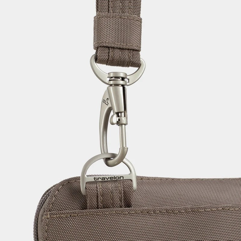 Travelon Anti-Theft Classic Slim Double Zip Crossbody 45