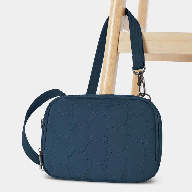 Travelon Runways Anti-Theft Double Compartment Crossbody 15