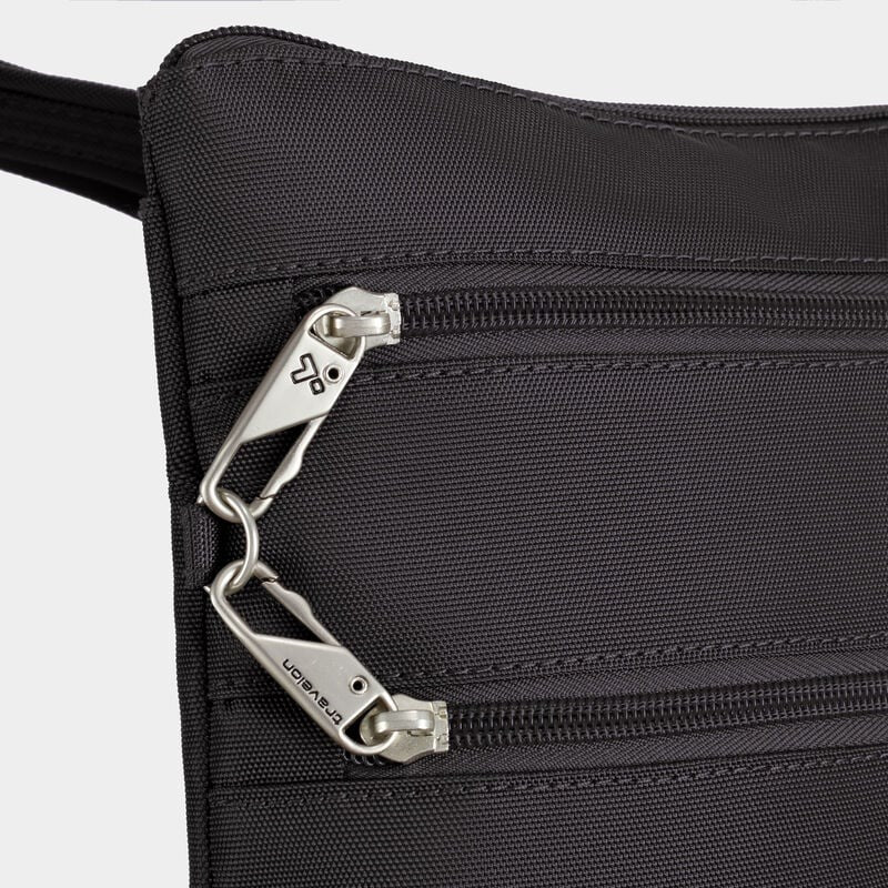 Travelon Anti-Theft Classic Slim Double Zip Crossbody 76