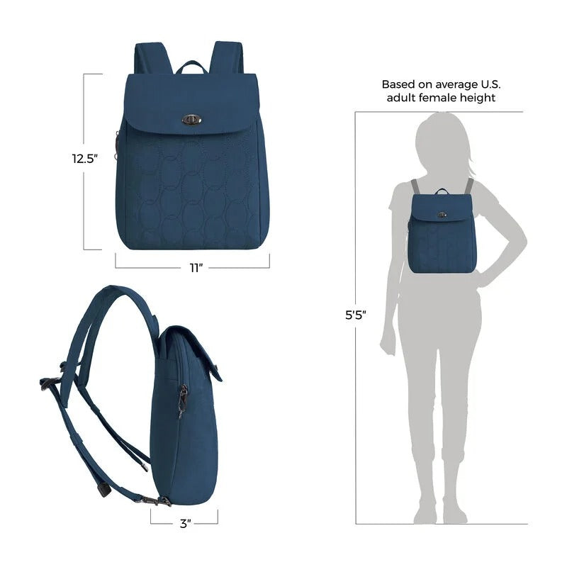 Travelon Runways Anti-Theft Compact Backpack 62