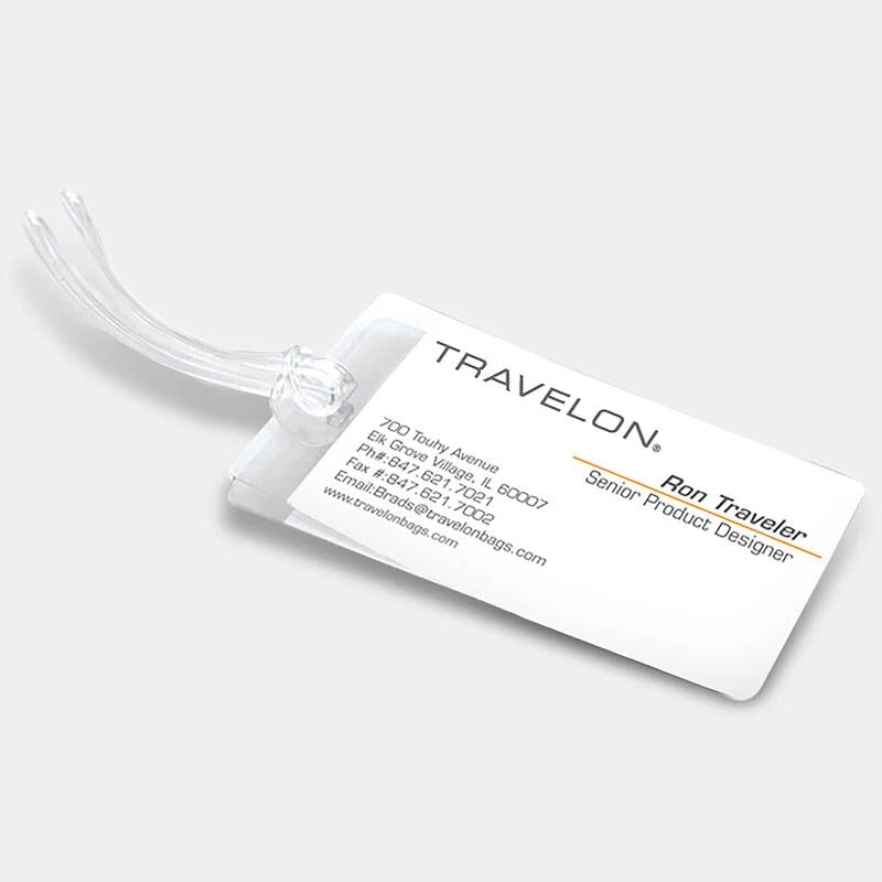 Travelon Set of 3 Self-Laminating Luggage Tags 1