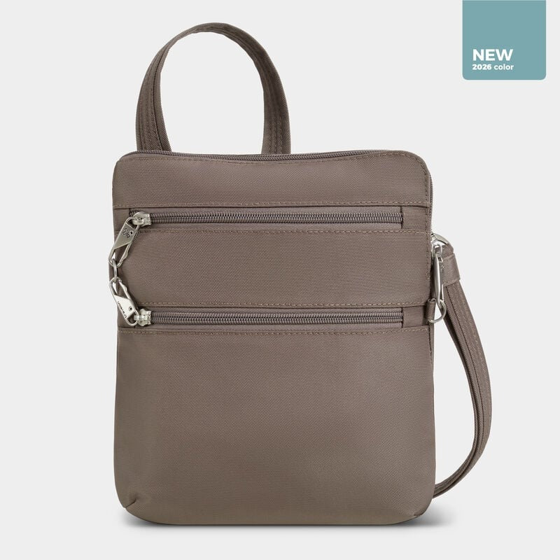 Travelon Anti-Theft Classic Slim Double Zip Crossbody 3