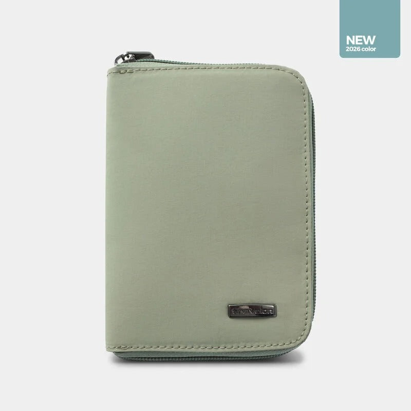 Travelon RFID Blocking Passport Zip Wallet 4