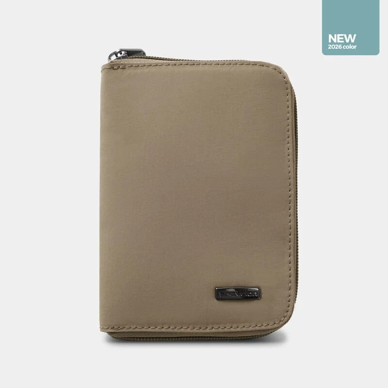 Travelon RFID Blocking Passport Zip Wallet 1