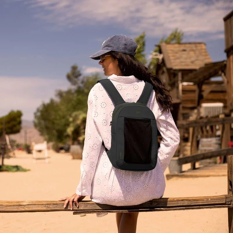 Travelon Voyages Anti-Theft Small Backpack with XL Water Bottle Pocket 4