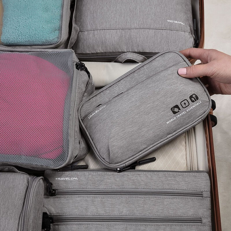 Travelon World Travel Essentials Tech Organizer 7