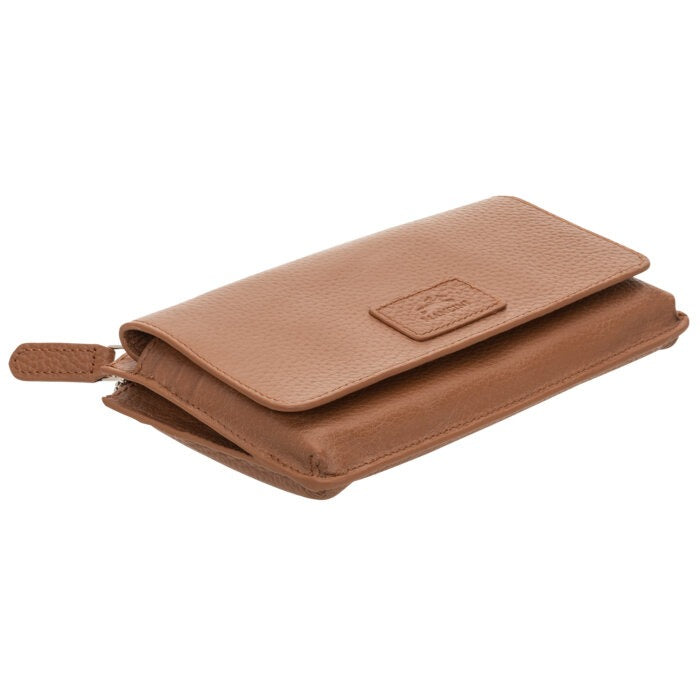 Mancini Pebbled Ladies RFID Crossbody Wallet 22