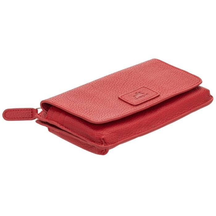Mancini Pebbled Ladies RFID Crossbody Wallet 27