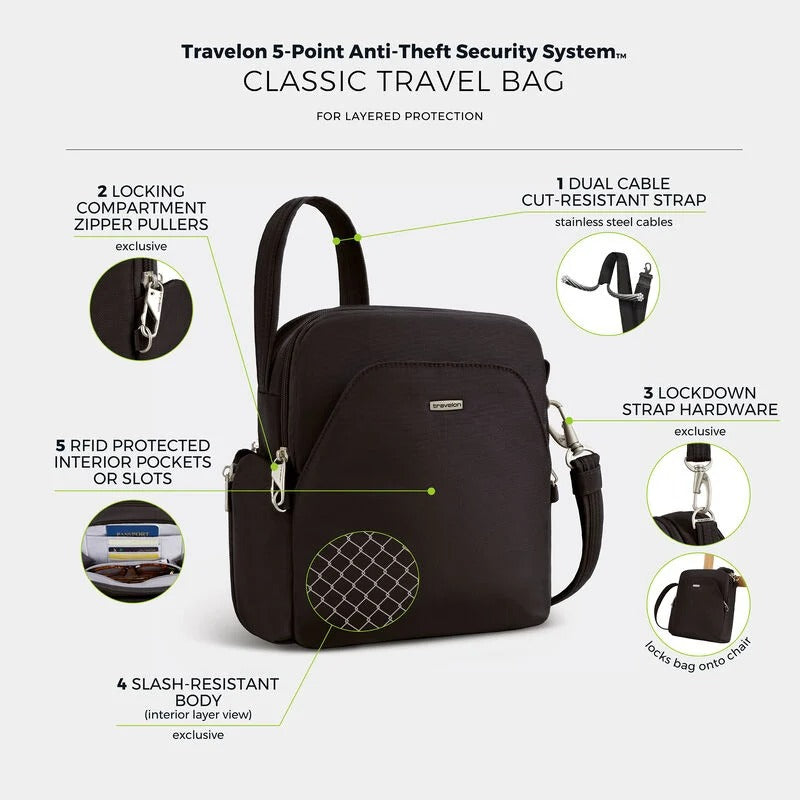 Travelon Anti-Theft Classic Travel Bag 30