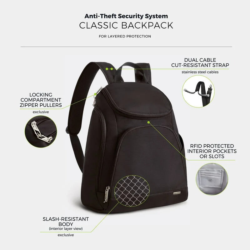 Travelon Anti-Theft Classic Backpack 29