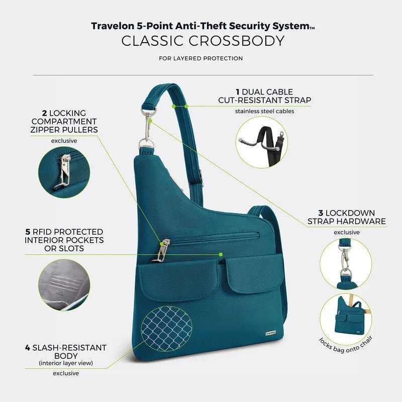 Travelon Anti-Theft Classic Crossbody 27