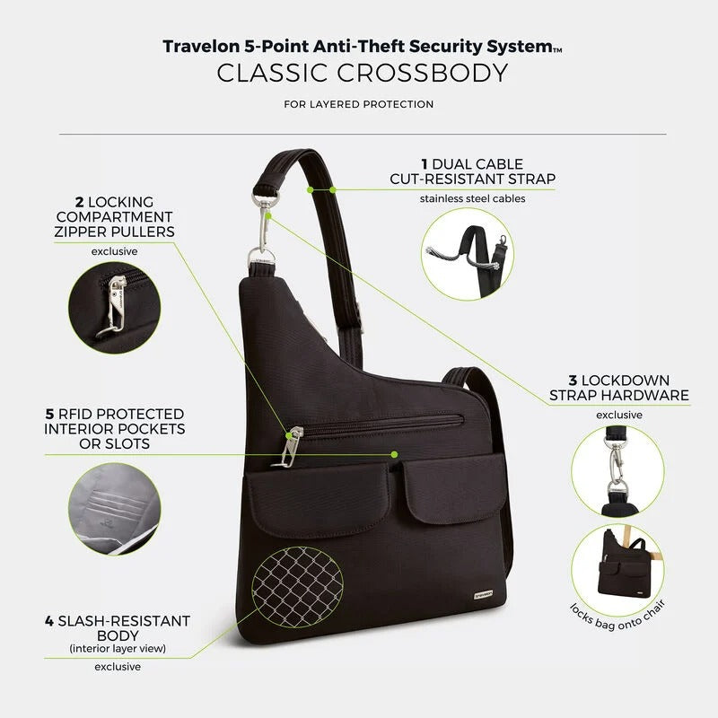 Travelon Anti-Theft Classic Crossbody 46