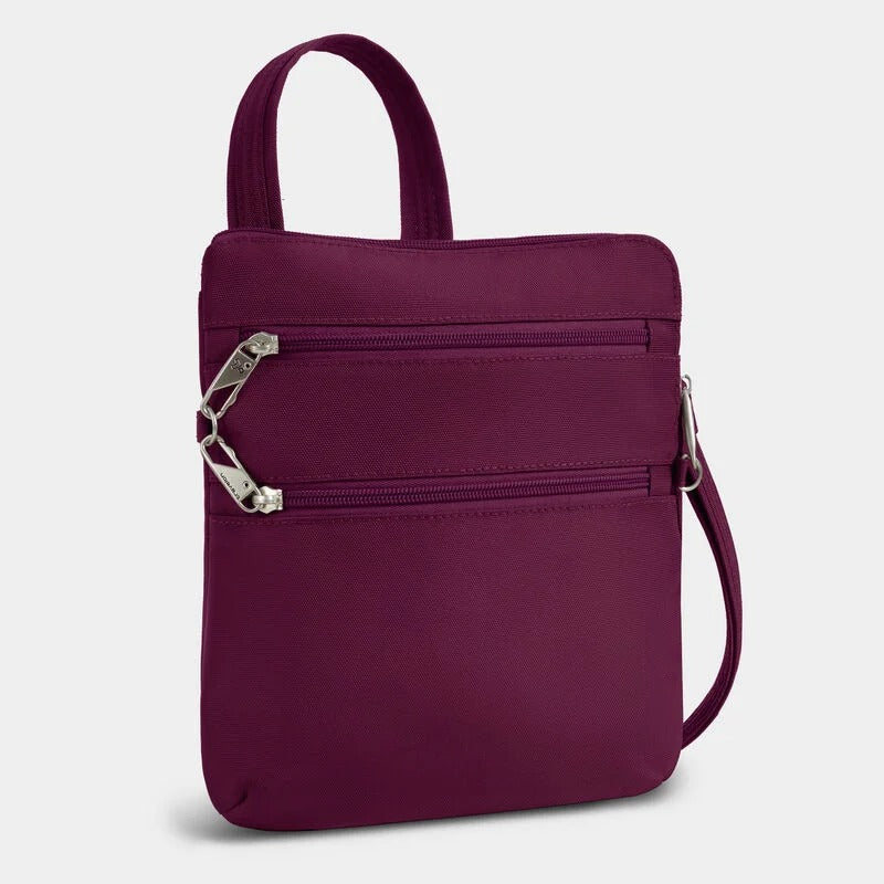 Travelon Anti-Theft Classic Slim Double Zip Crossbody 14