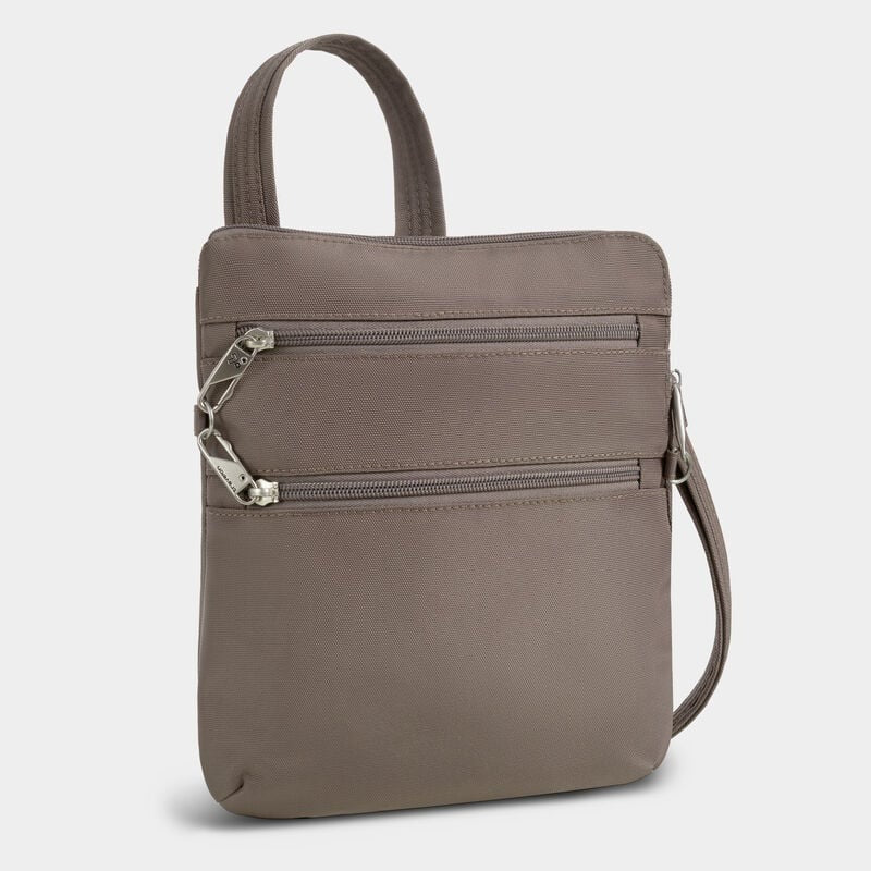 Travelon Anti-Theft Classic Slim Double Zip Crossbody 46