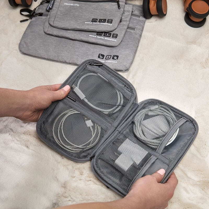 Travelon World Travel Essentials Tech Organizer 3